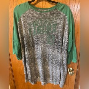 Women’s Majestic plus size 2X Detroit Tigers Baseball 3/4 sleeve T-shirt